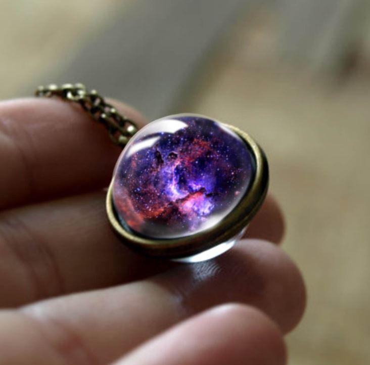Galaxy Pendant Necklace - Celestial Luxe