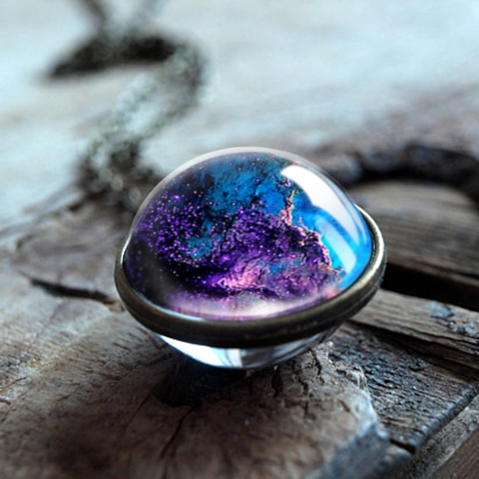 Galaxy Pendant Necklace - Celestial Luxe