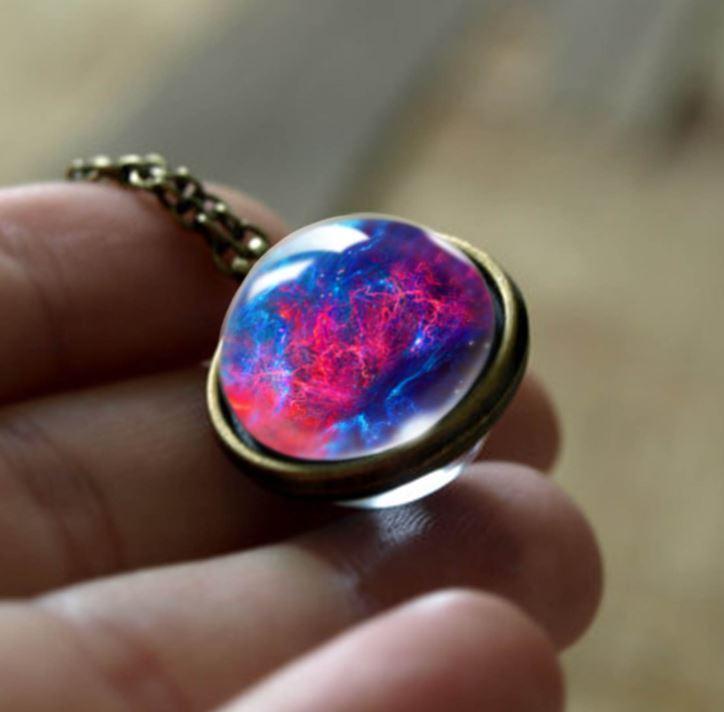 Galaxy Pendant Necklace - Celestial Luxe