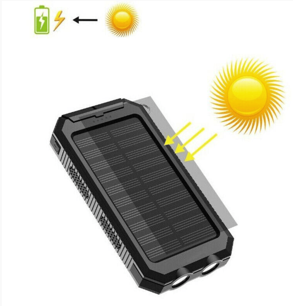 Solar Power Bank 500000mAh - EcoCharge Essentials