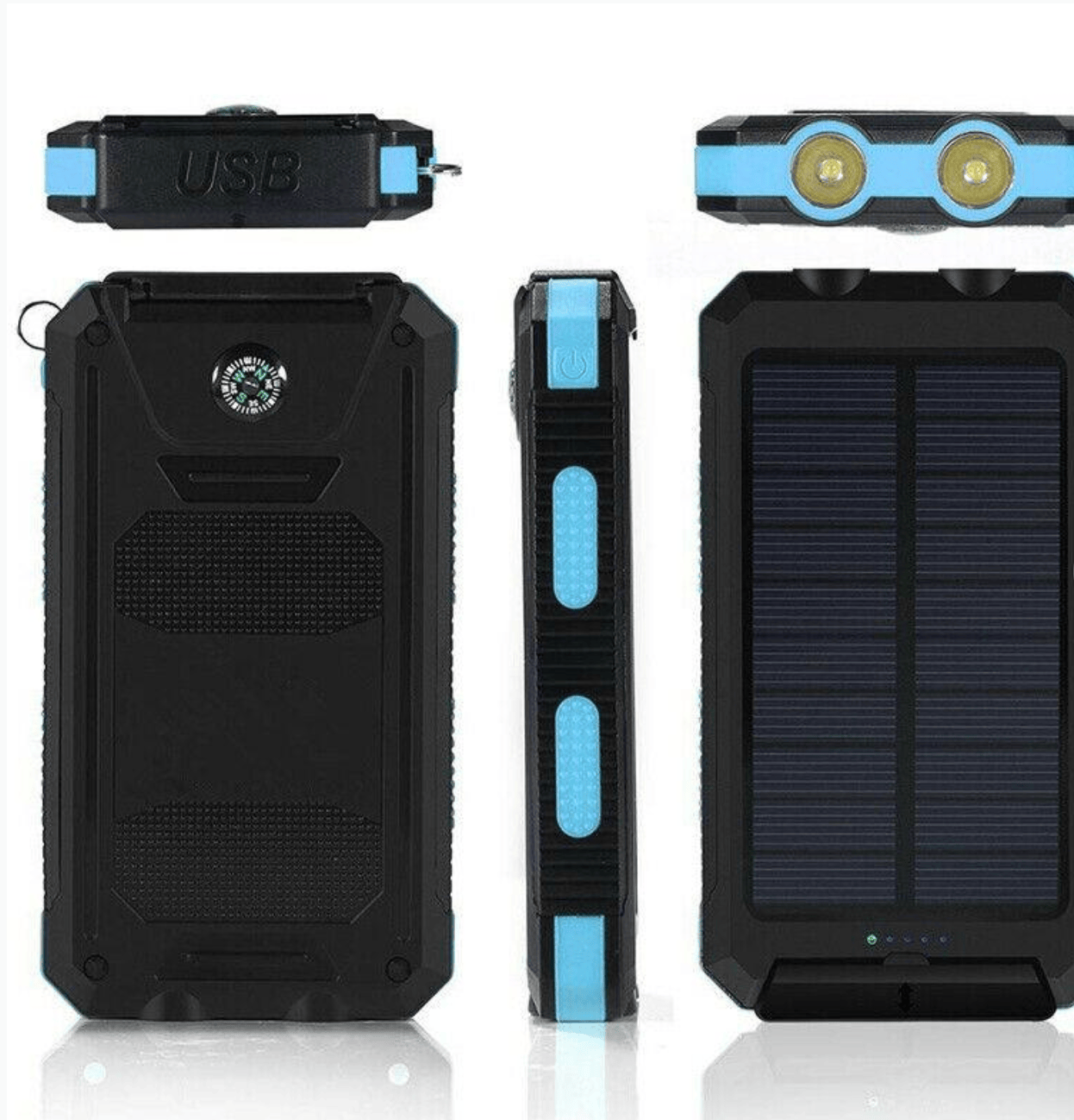 Solar Power Bank 500000mAh - EcoCharge Essentials