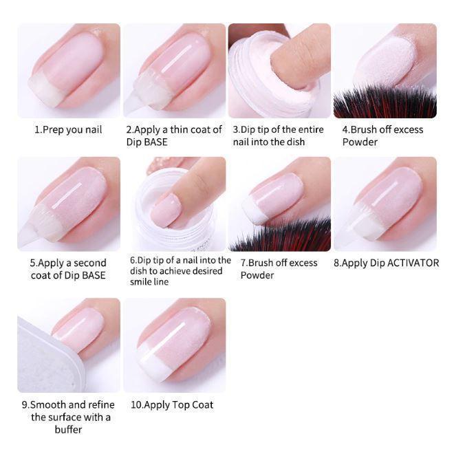Glitter Dipping Nail Powder - LuxeLustre
