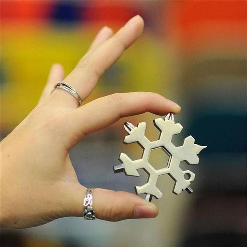 Stainless Steel Snowflake Multi-Tool - GearCraft Elite