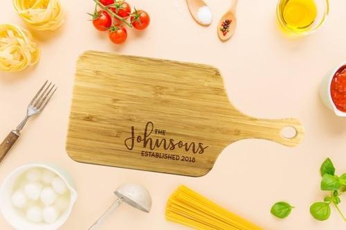 Personalized Bamboo Cutting Board - ArtisanCrafted