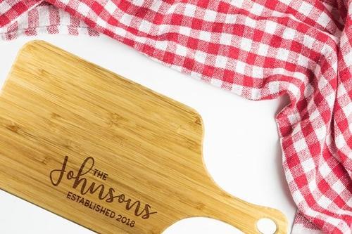 Personalized Bamboo Cutting Board - ArtisanCrafted