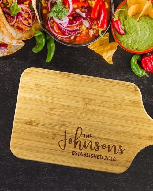Personalized Bamboo Cutting Board - ArtisanCrafted