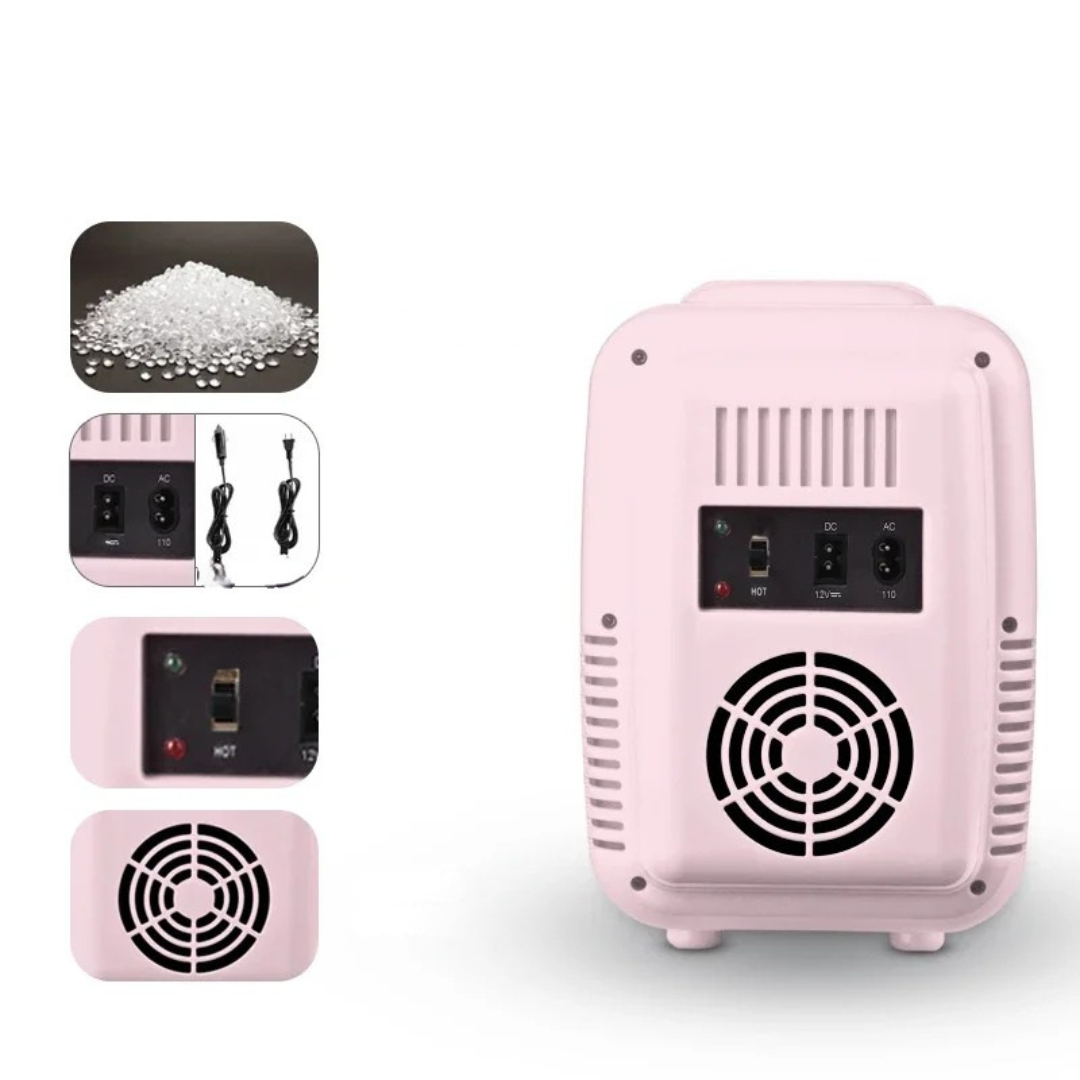Portable Mini Fridge - ChillMate with Dual Power for Travel