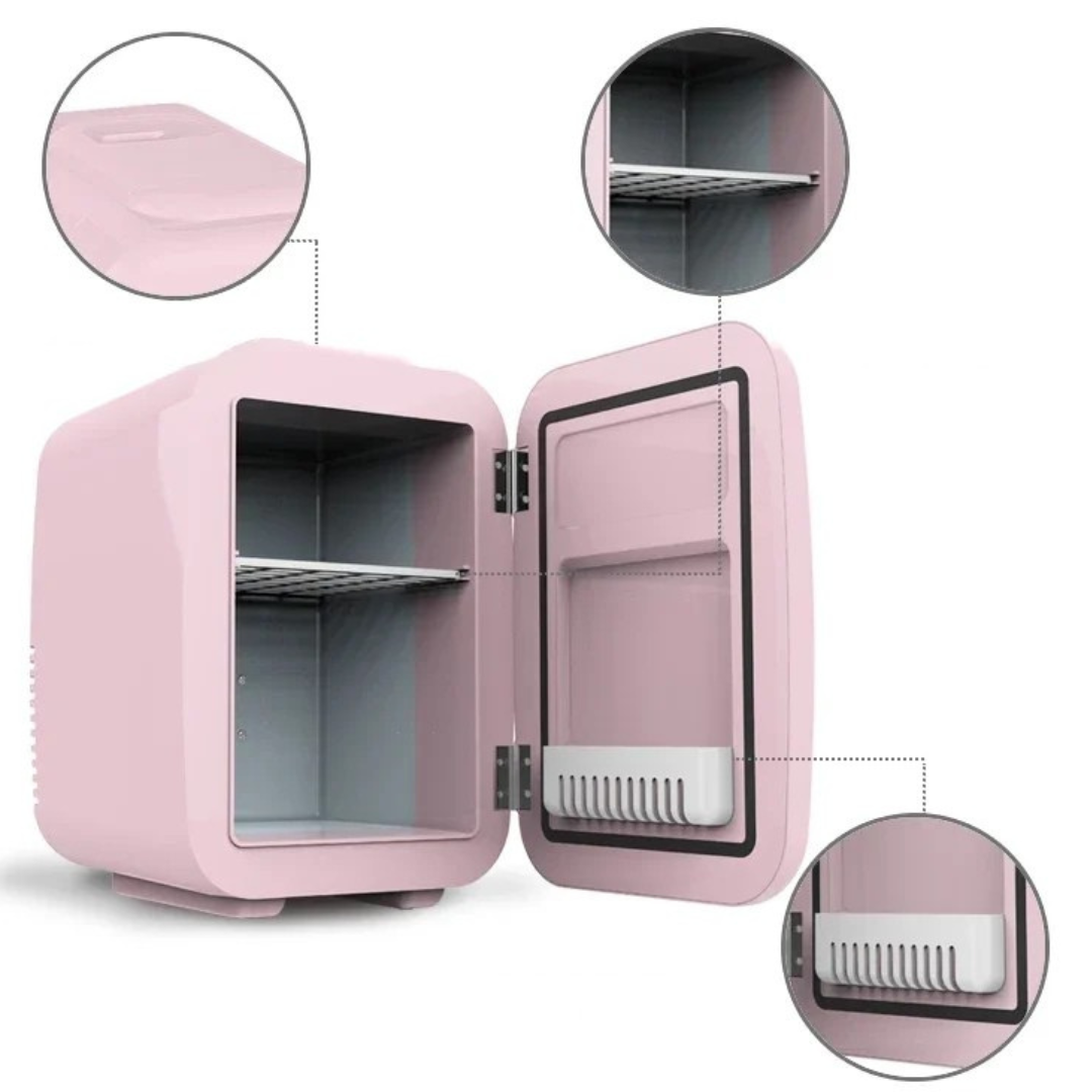 Portable Mini Fridge - ChillMate with Dual Power for Travel
