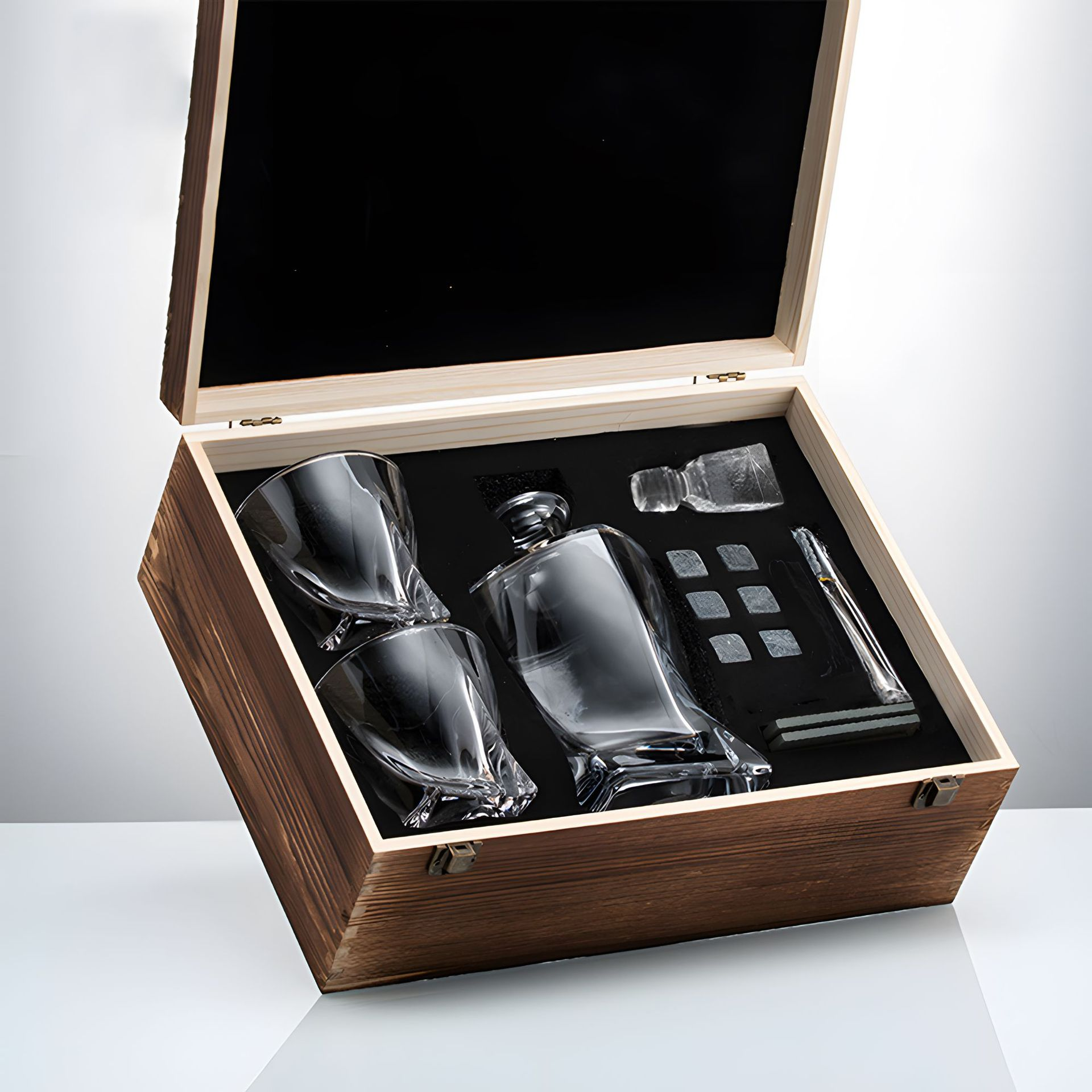 Crystal Whiskey Decanter Set - Noble Spirits