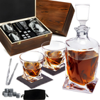 Crystal Whiskey Decanter Set - Noble Spirits