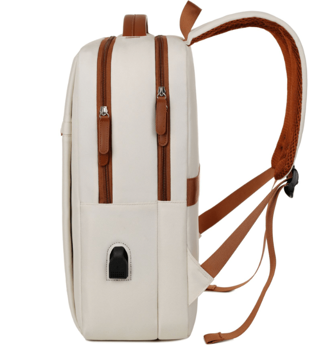 Travel Backpack with USB Port - LuxeVoyage