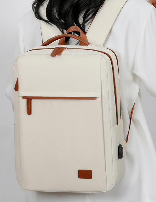 Travel Backpack with USB Port - LuxeVoyage