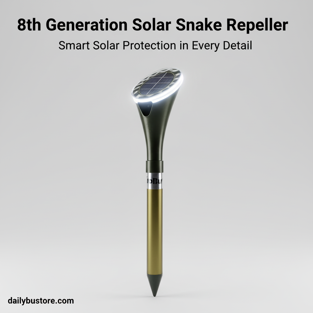 Solar Snake Repeller - EcoGuard Advanced Vibration Technology