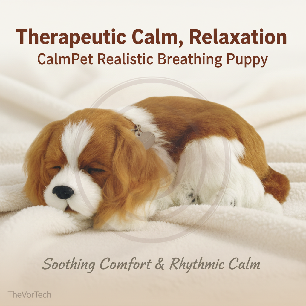 Breathing Puppy Plush - ComfortNest Companion for Anxiety Relief