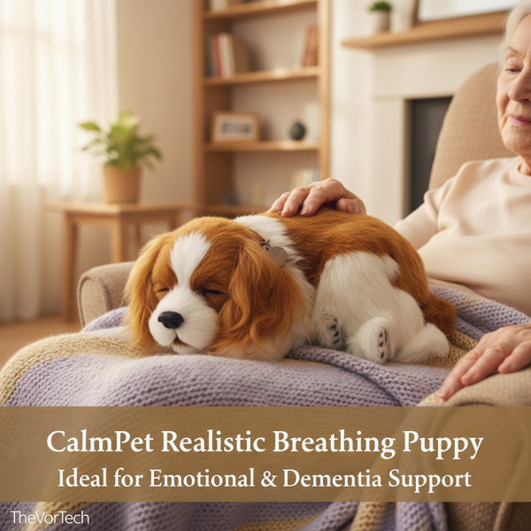 Breathing Puppy Plush - ComfortNest Companion for Anxiety Relief