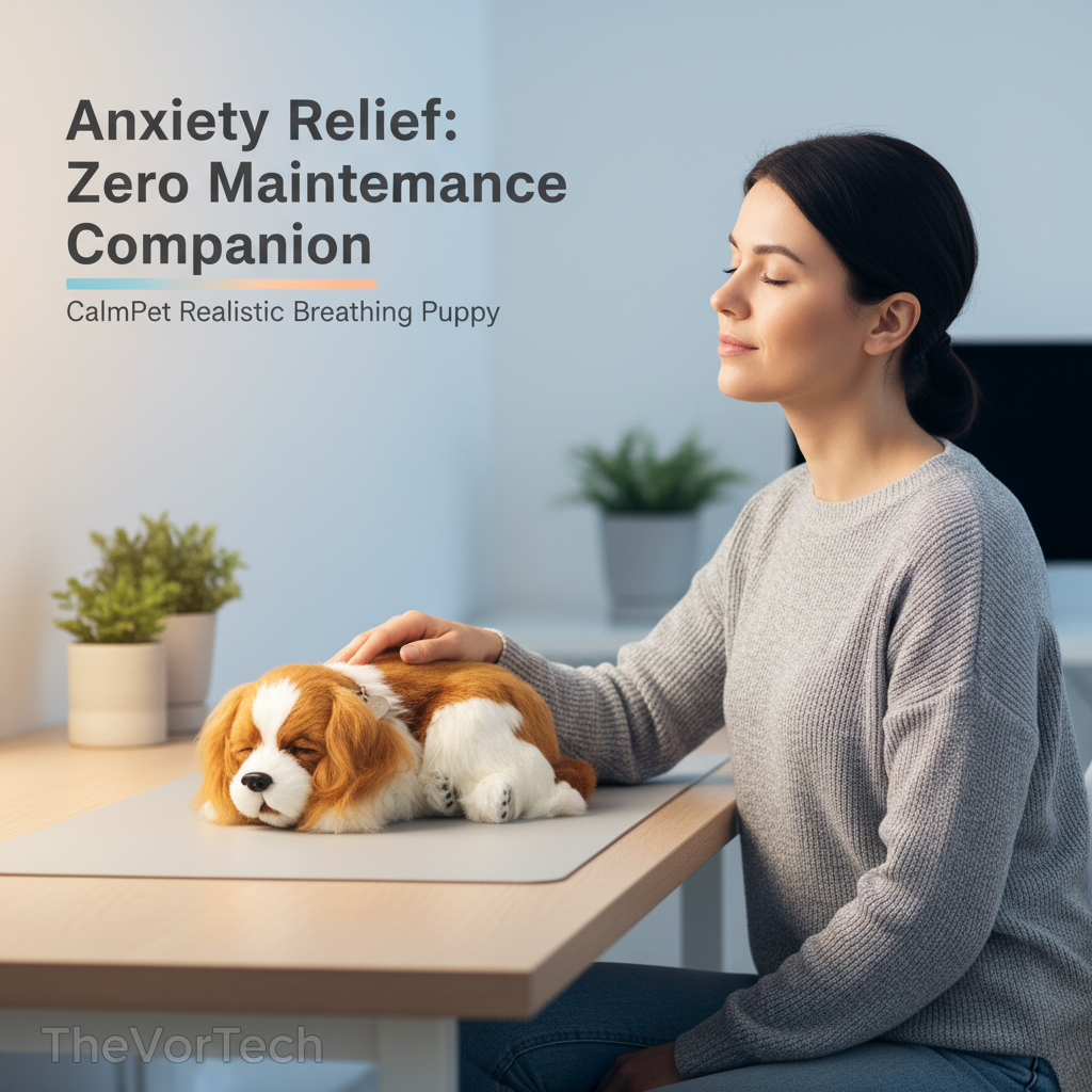 Breathing Puppy Plush - ComfortNest Companion for Anxiety Relief