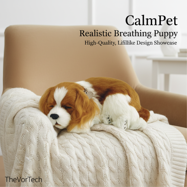 Breathing Puppy Plush - ComfortNest Companion for Anxiety Relief