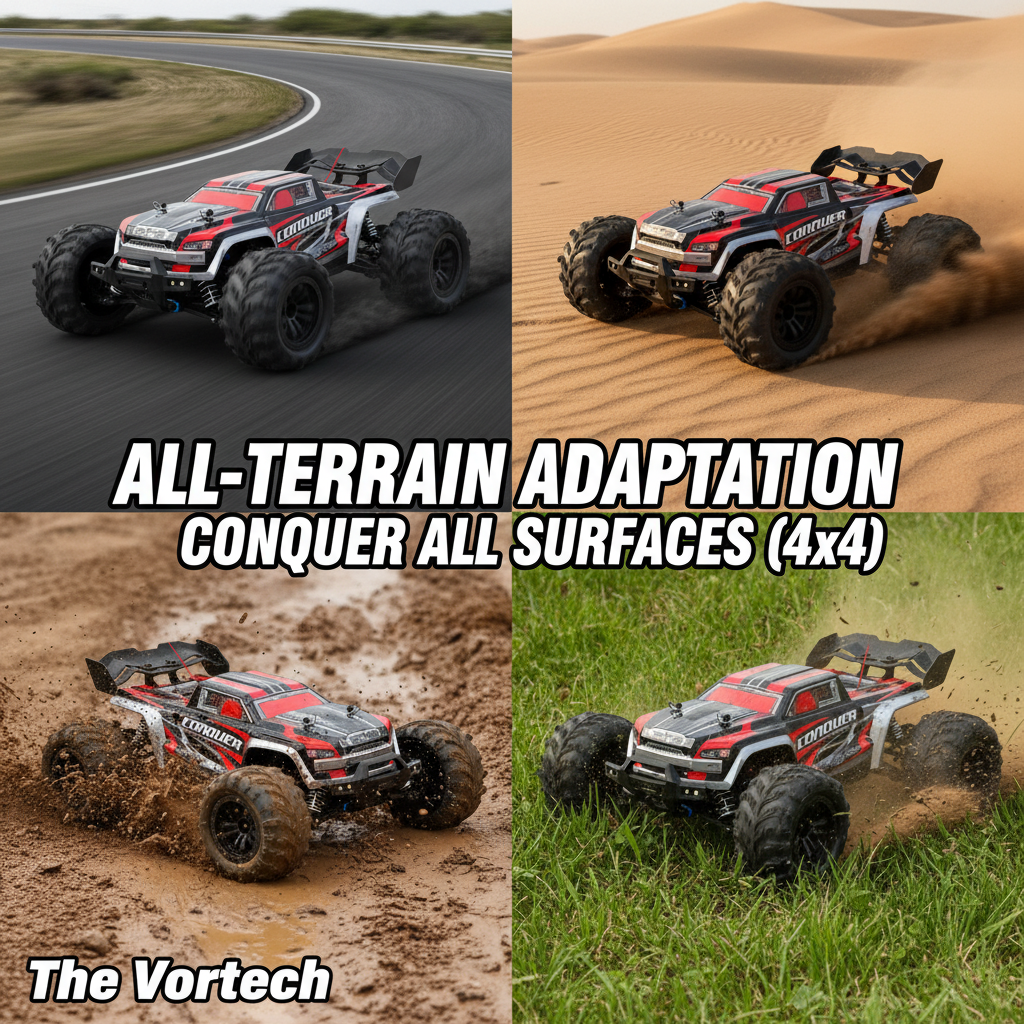 High-Speed 4x4 Off-Road RC Car - TerrainMaster Elite