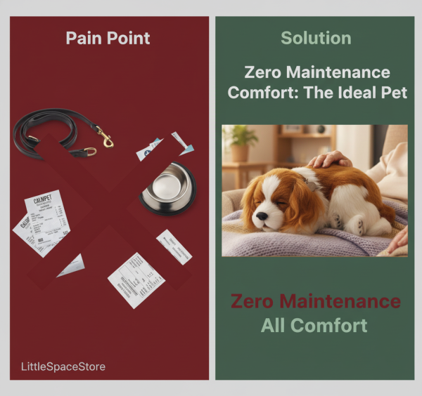 Breathing Puppy Plush - ComfortNest Companion for Anxiety Relief