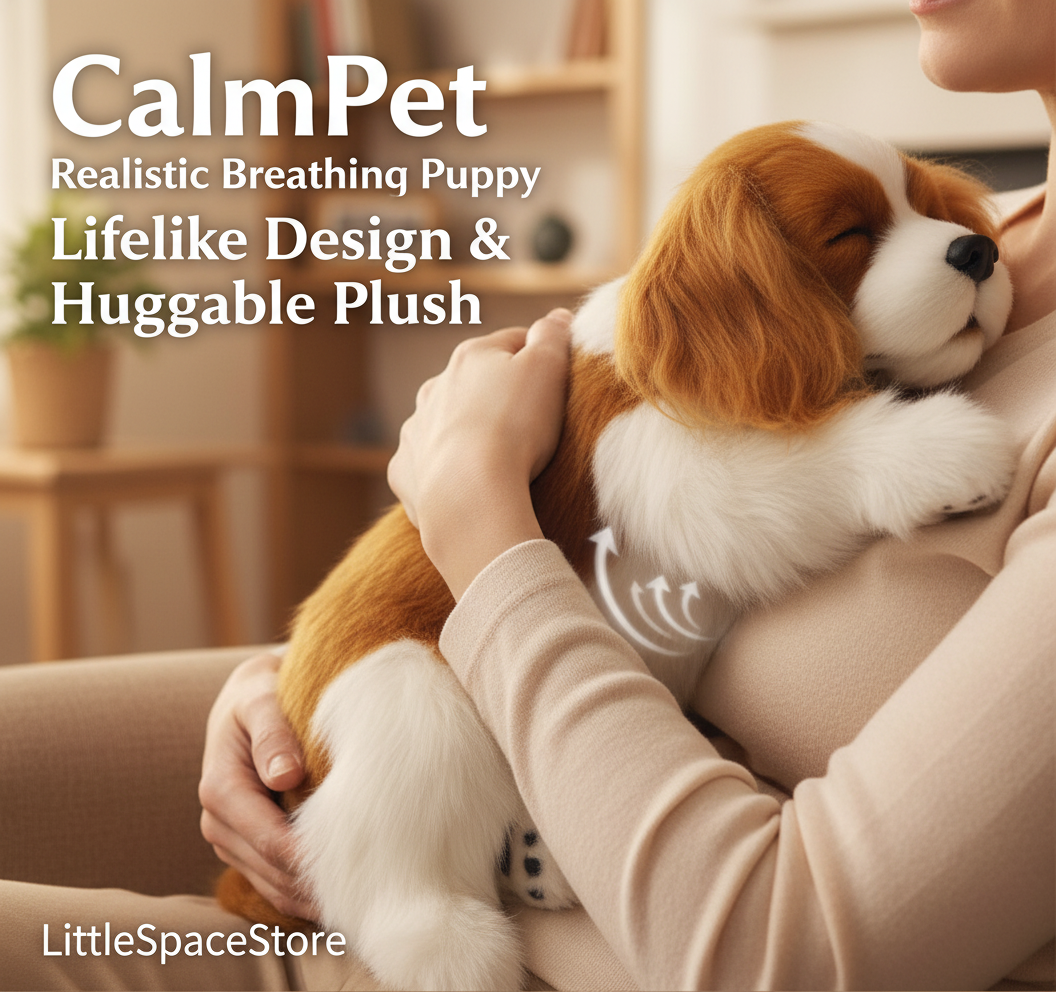 Breathing Puppy Plush - ComfortNest Companion for Anxiety Relief