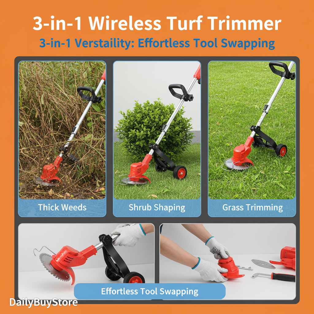 Wireless Turf Trimmer - GreenEdge Tools