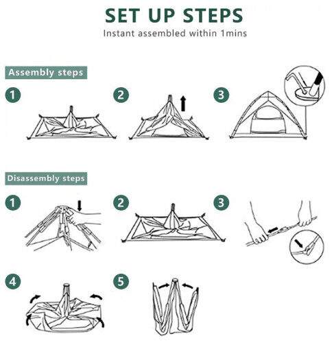 Instant Pop Up Tent - Summit Gear, Waterproof & Easy Setup