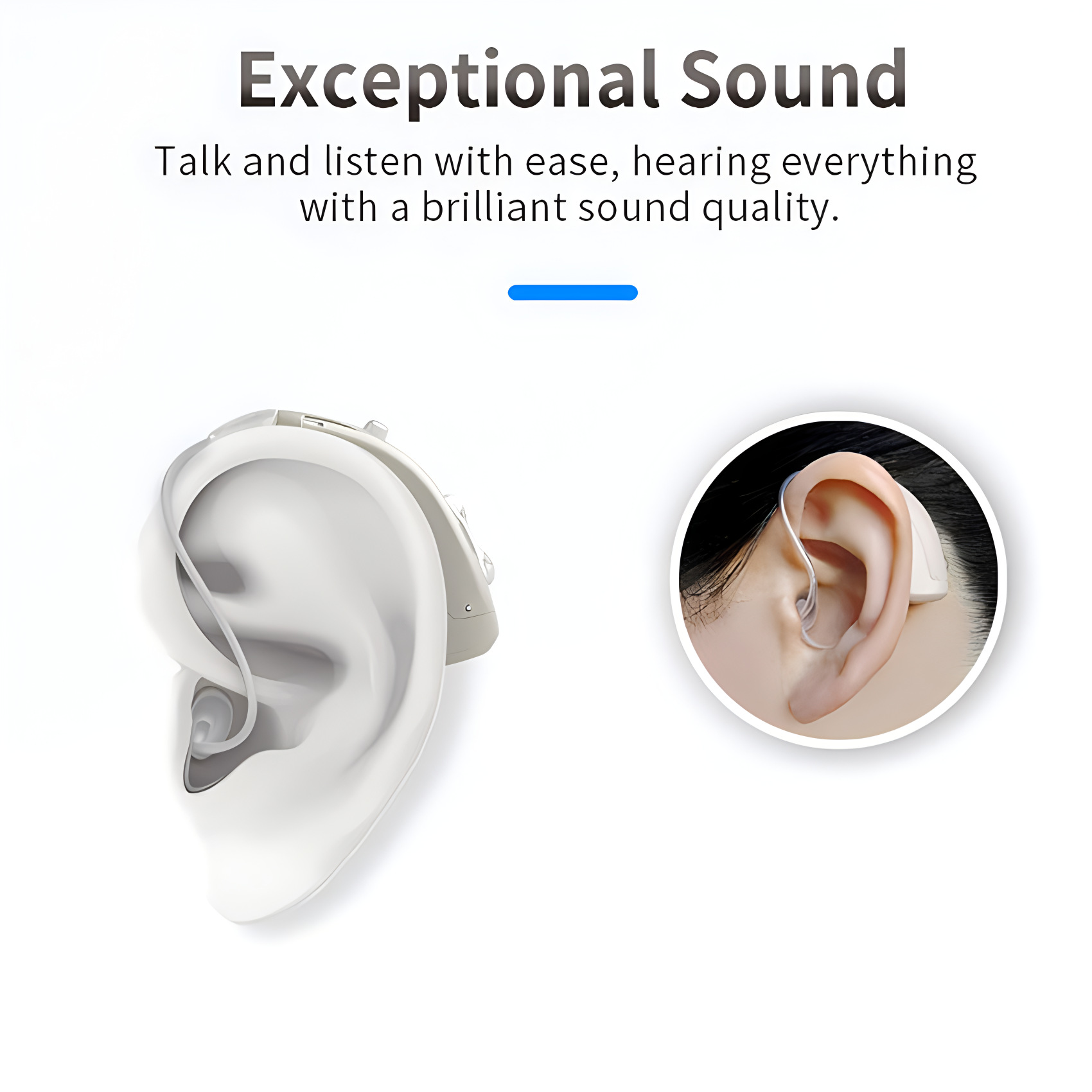 Bluetooth Hearing Aids - ClearSound Elite