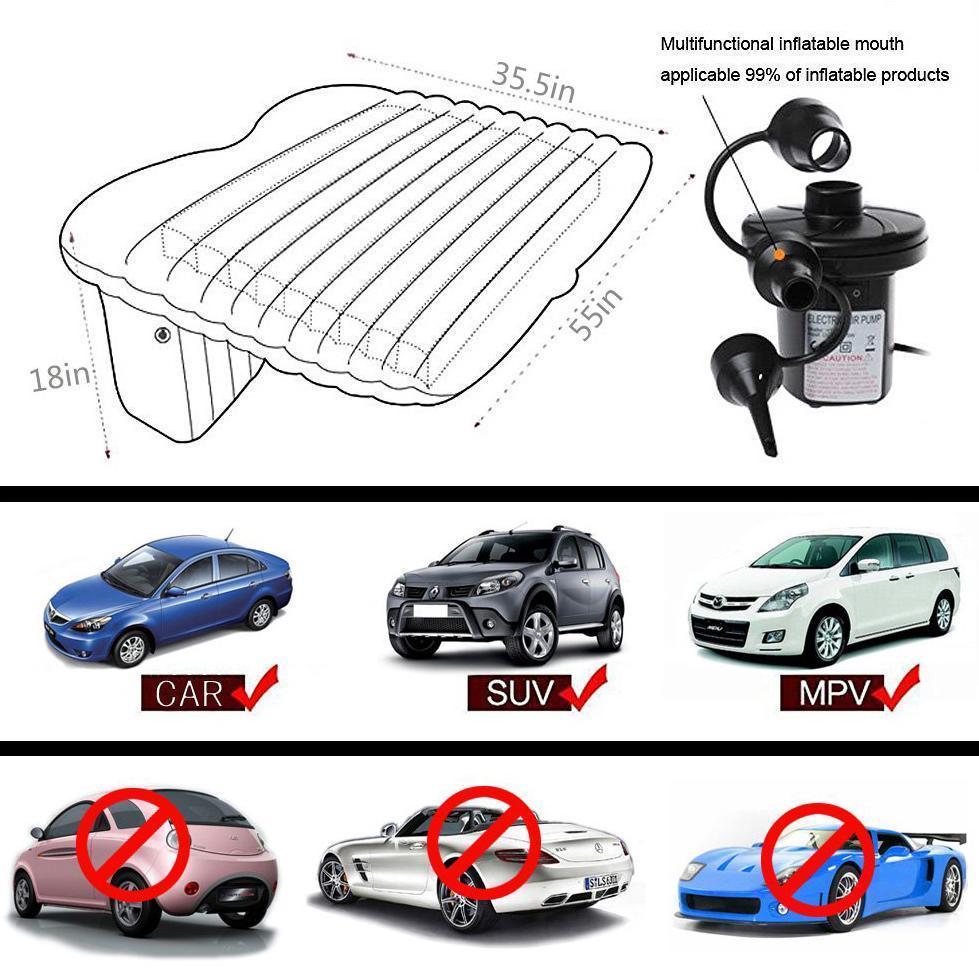 Inflatable Car Bed - LuxeRest Comfort Solutions