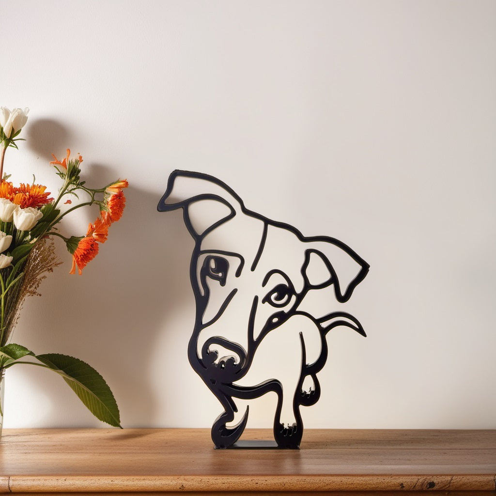 Canine Abstract Sculpture - ArtistryPaws