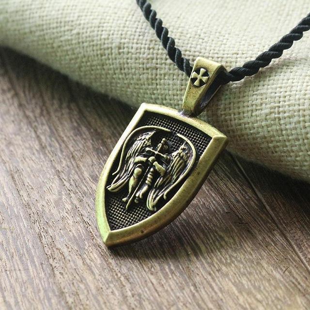 Archangel Charm Necklace - Celestial Grace Jewelry