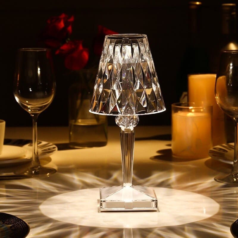 Crystal Elegance Table Lamp - LuxeAura