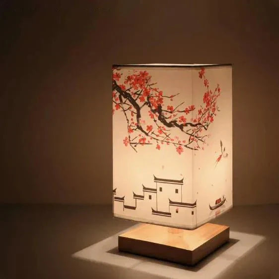 Wooden Fabric Lamp - Lumina Home Decor