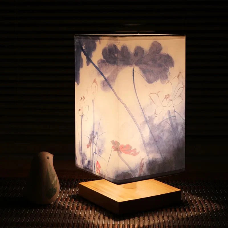 Wooden Fabric Lamp - Lumina Home Decor