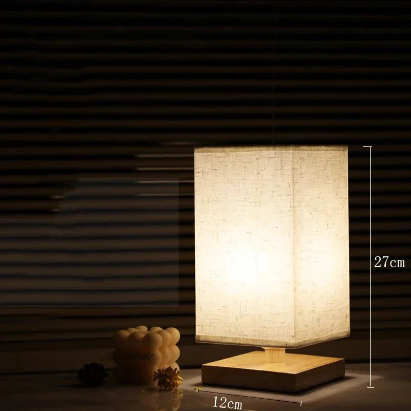 Wooden Fabric Lamp - Lumina Home Decor