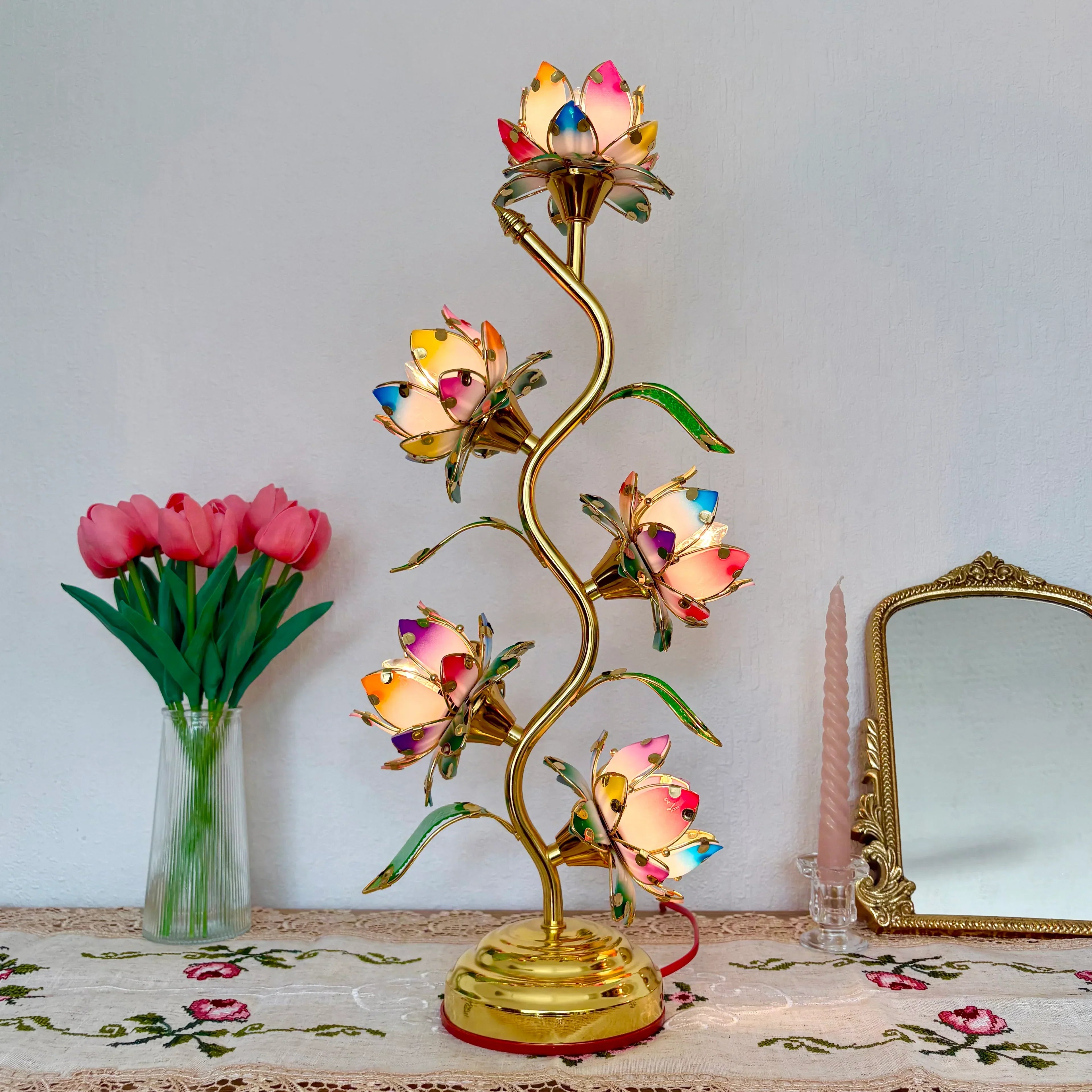 Lotus Lamp - Luminara Designs with Adjustable Brightness