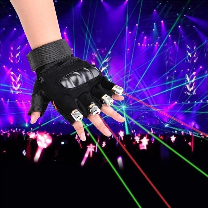 Laser Gloves Pro - Rechargeable with 8 High-Power Lasers