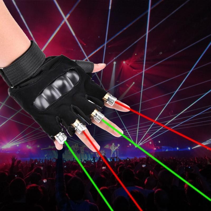 Laser Gloves Pro - Rechargeable with 8 High-Power Lasers