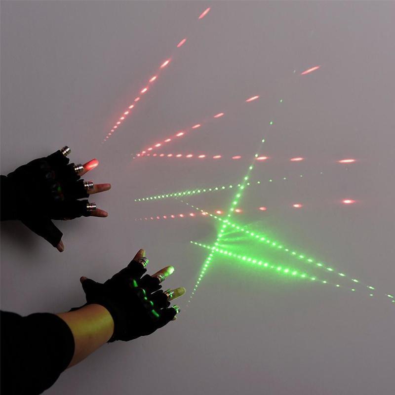 Laser Gloves Pro - Rechargeable with 8 High-Power Lasers