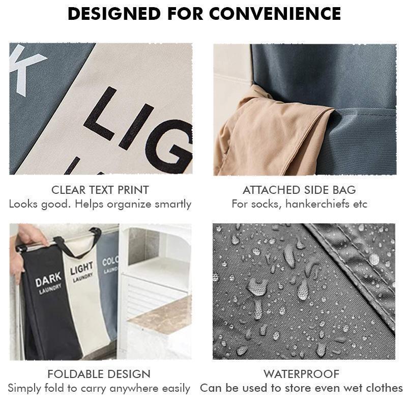 Laundry Sorter Hamper - LuxeHome Essentials