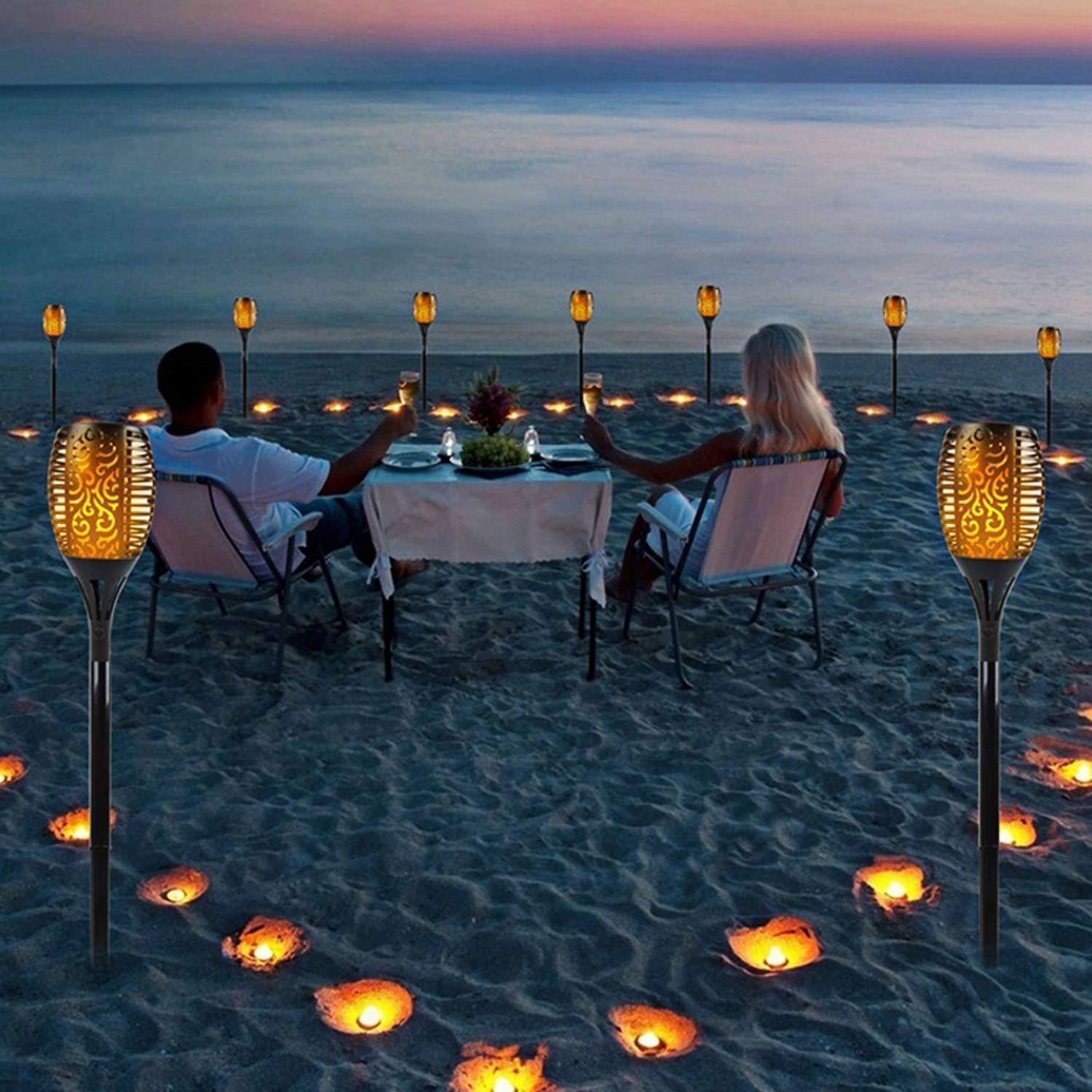 LED Flames Solar Light - LuminaGlow
