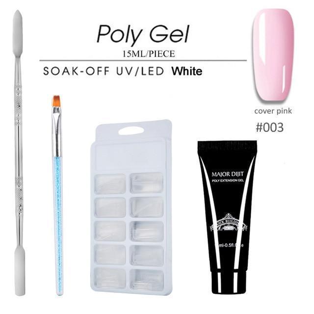 Poly Gel Nail Extension Kit - LuxeNail Pro