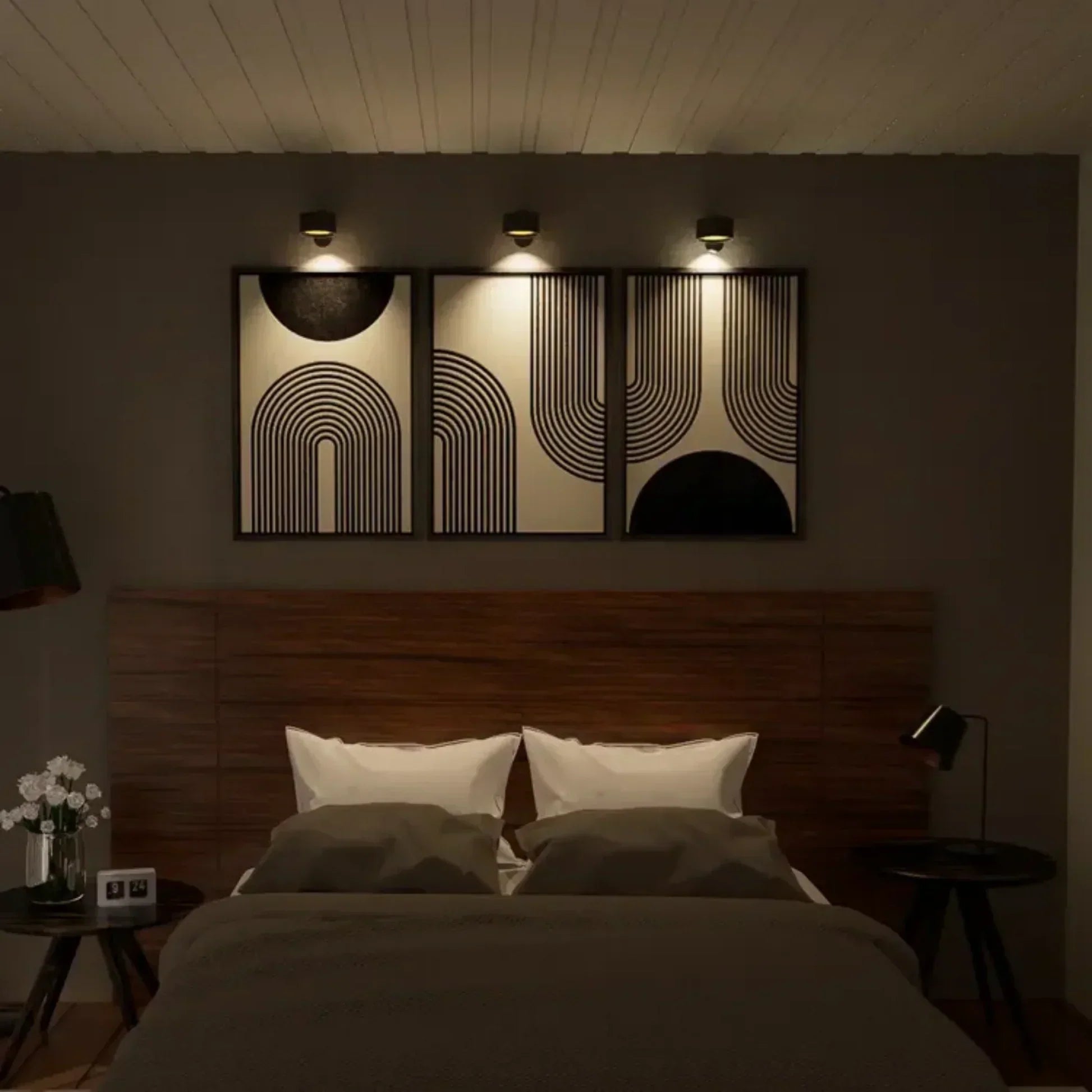 Wireless Wall Light - LumaNest with Adjustable Brightness