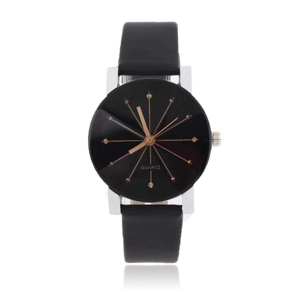 Classic Black Couple Watches - LuxeTime