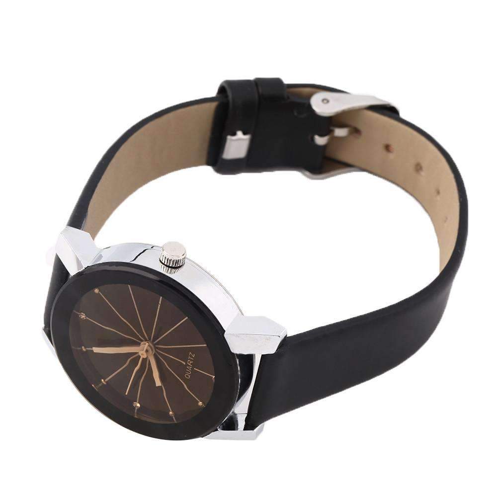 Classic Black Couple Watches - LuxeTime