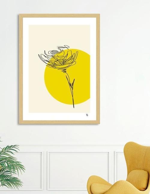 Abstract Rose Frame - LuxeArtistry