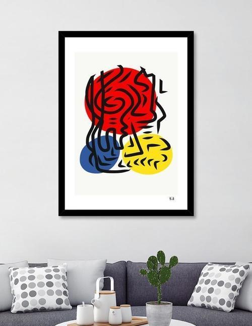 Abstract Street Art Frame - UrbanVibe Decor