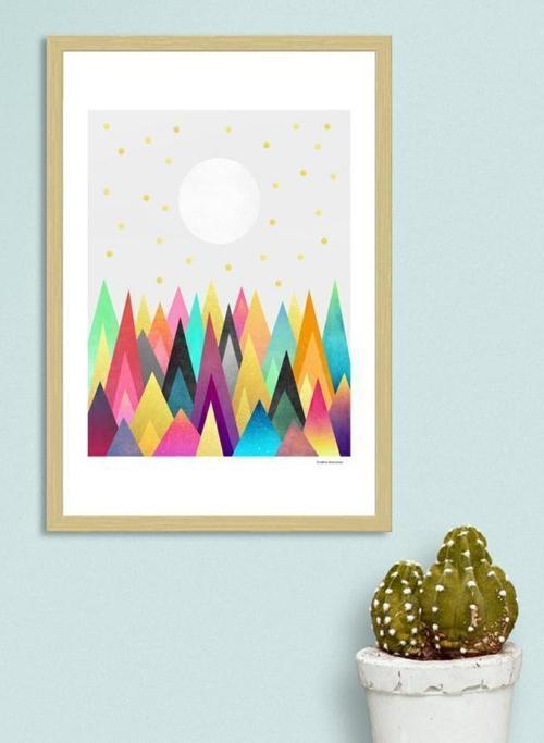 Dreamy Peaks 2 Frame - LuxeArt Designs