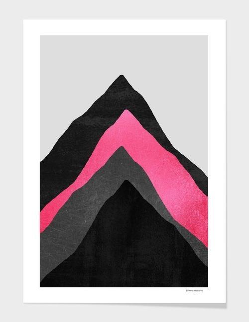 Mountain View Pink Frame - Luxe Decor