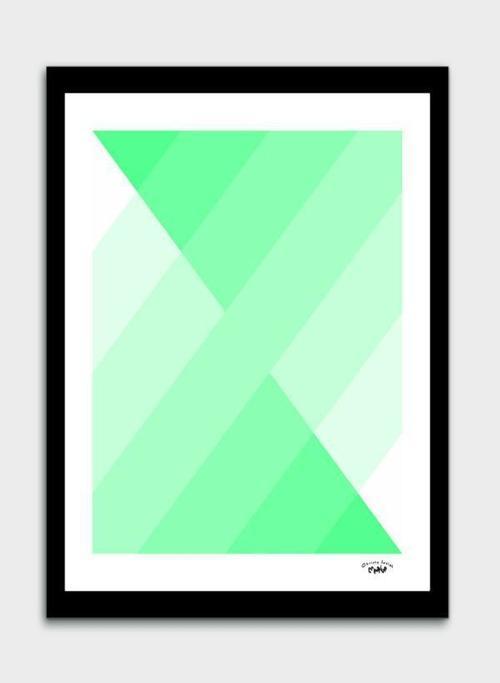 Green Gradient Frame - LuxeArtistry