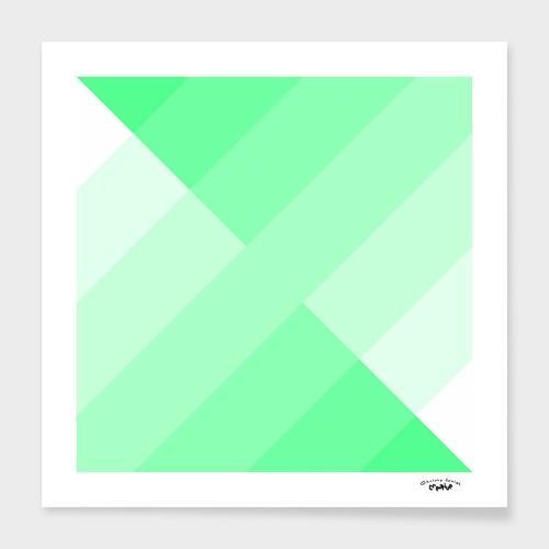 Green Gradient Frame - LuxeArtistry